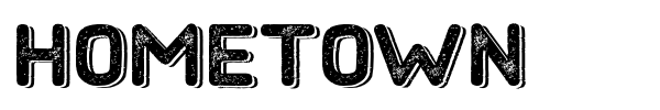 Hometown font preview